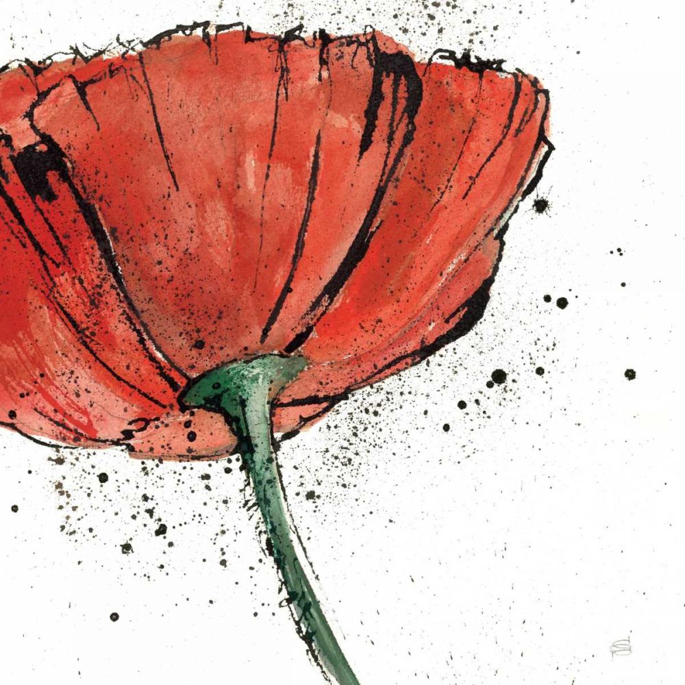 Not a California Poppy on White I art print by Chris Paschke for $57.95 CAD