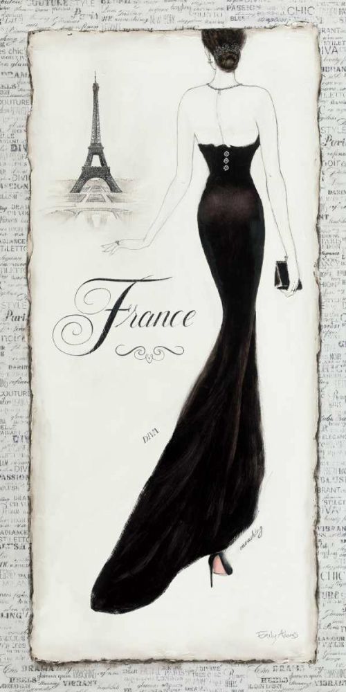 Elegance I art print by Emily Adams for $57.95 CAD