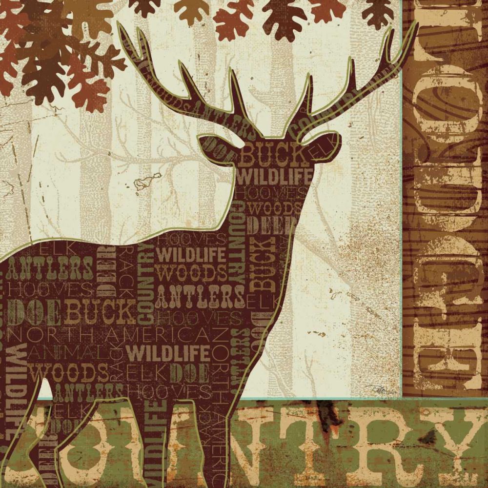 Woodland Words I art print by Pela Studio for $57.95 CAD