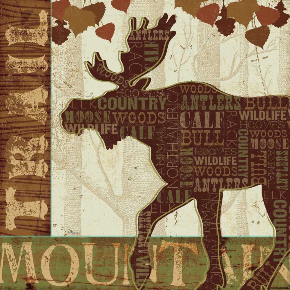 Woodland Words IV art print by Pela Studio for $57.95 CAD