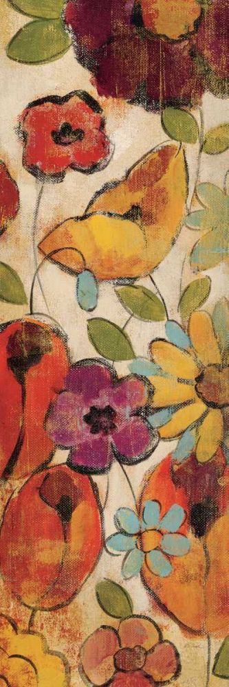Floral Sketches on Linen II art print by Silvia Vassileva for $57.95 CAD