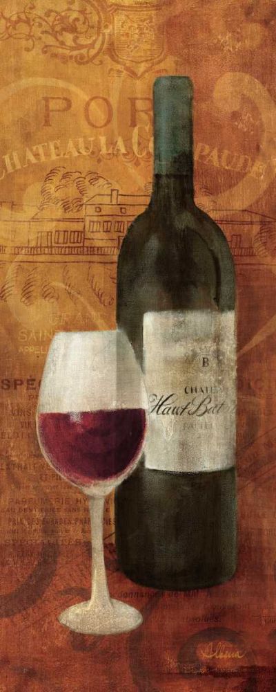 Vin Rouge Panel I art print by Albena Hristova for $57.95 CAD