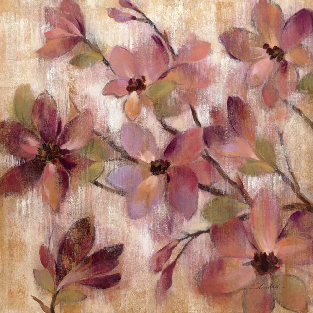 Magenta Branch I art print by Silvia Vassileva for $57.95 CAD