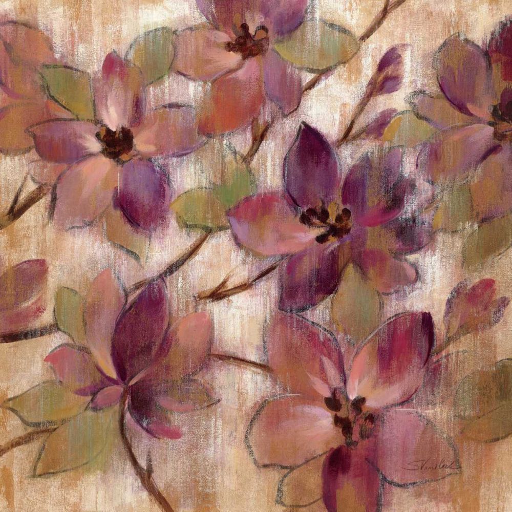 Magenta Branch II art print by Silvia Vassileva for $57.95 CAD