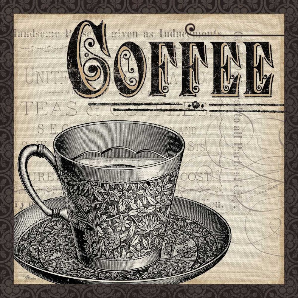 Antique Cafe I with Border art print by Pela Studio for $57.95 CAD