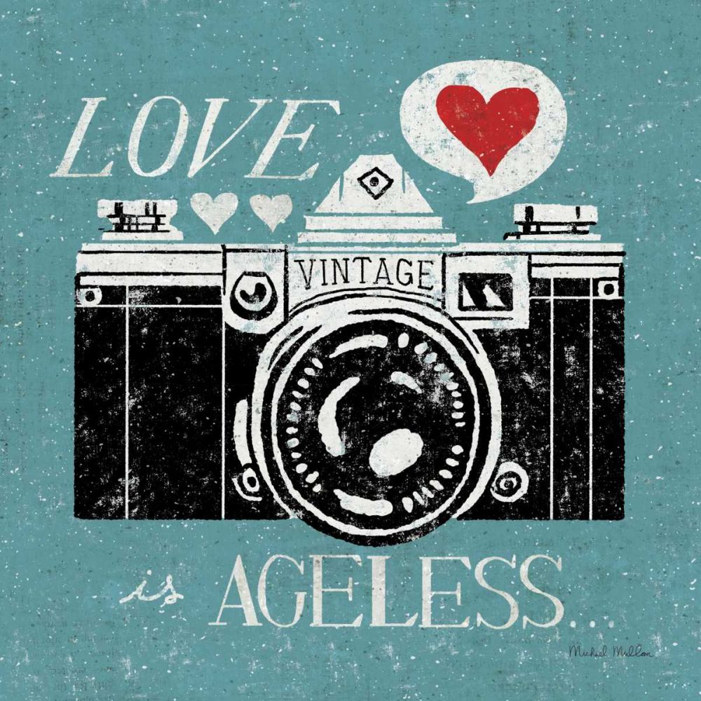 Vintage Desktop - Camera art print by Michael Mullan for $57.95 CAD
