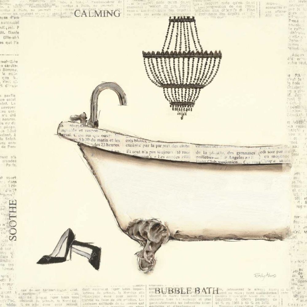 Emilys Boudoir  I  Bath art print by Emily Adams for $57.95 CAD