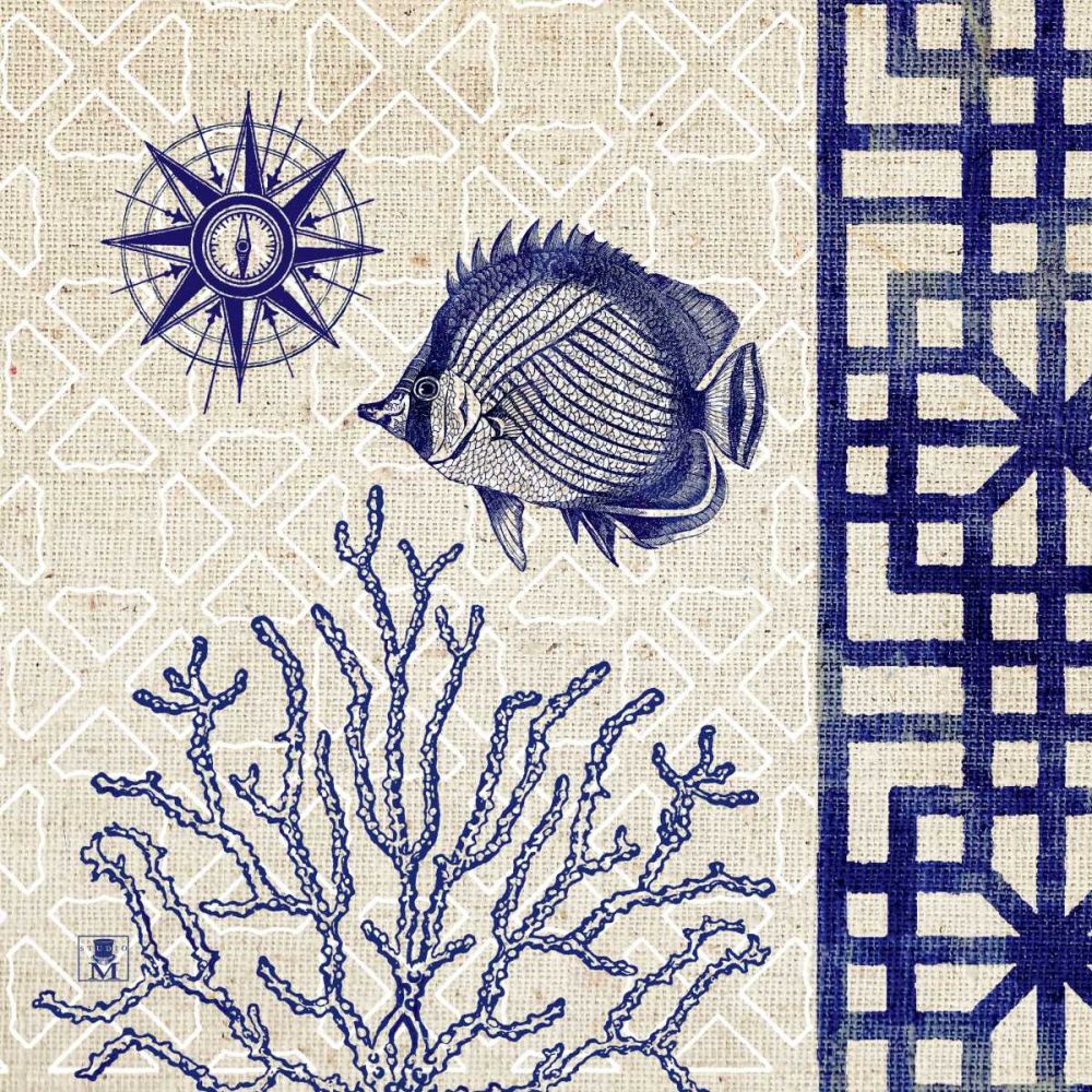 Sea Shore Square II art print by Studio Mousseau for $57.95 CAD