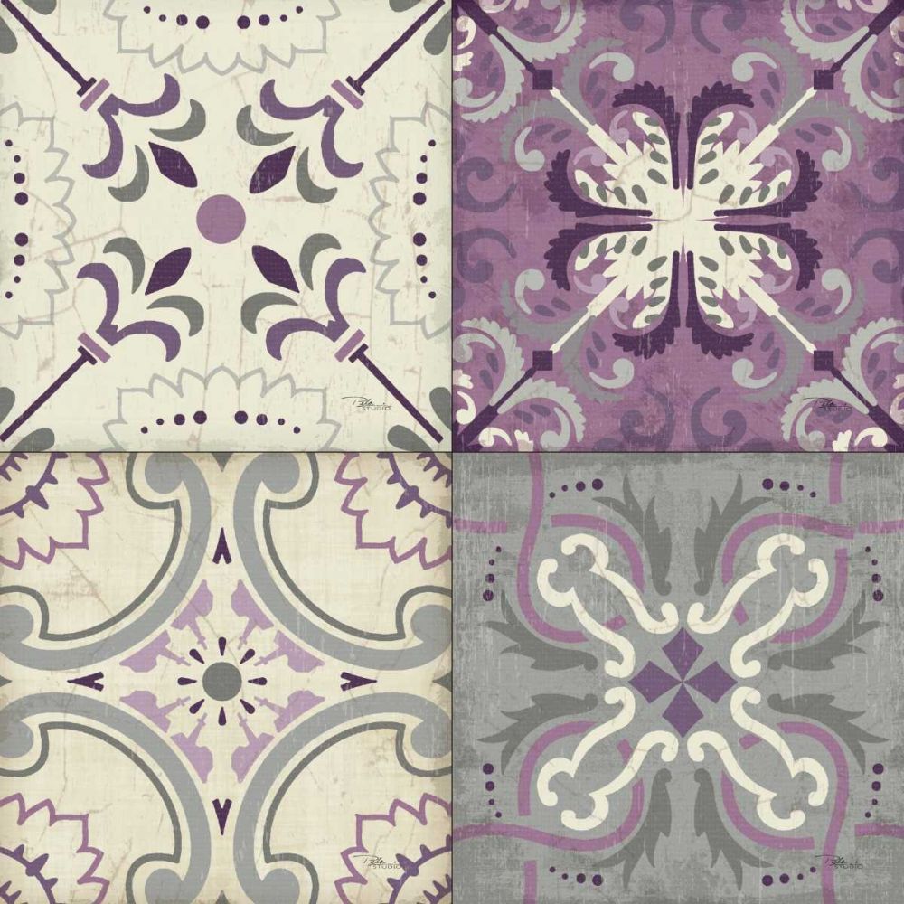 Lavender Glow Tiles art print by Pela Studio for $57.95 CAD