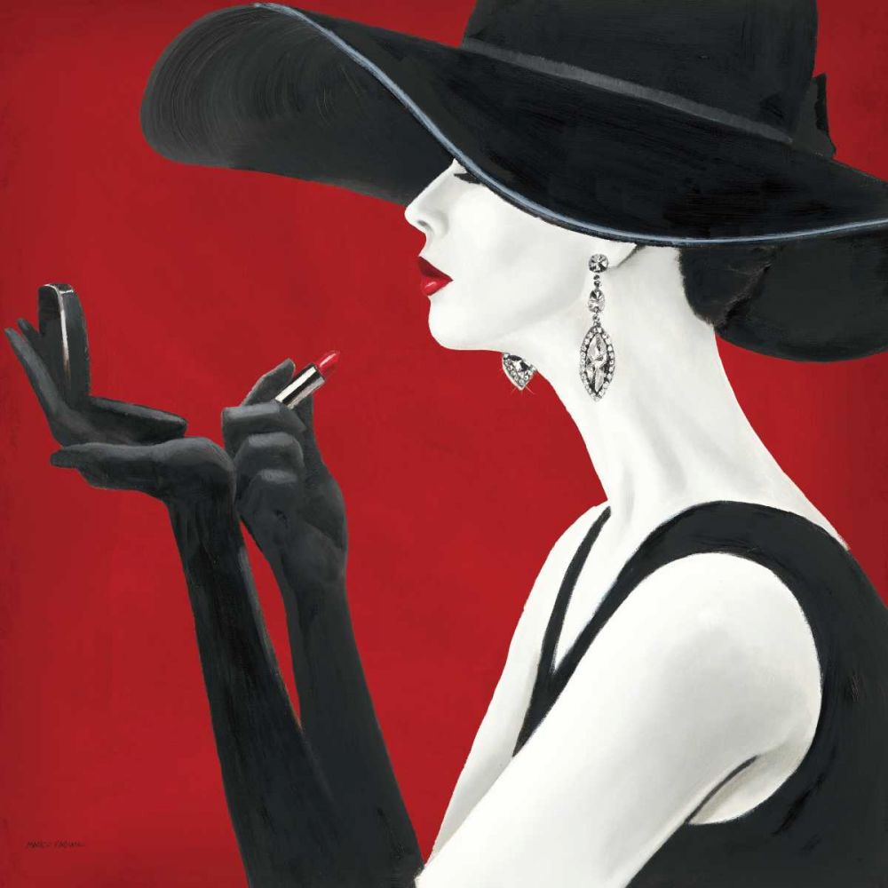 Haute Chapeau Rouge II art print by Marco Fabiano for $57.95 CAD