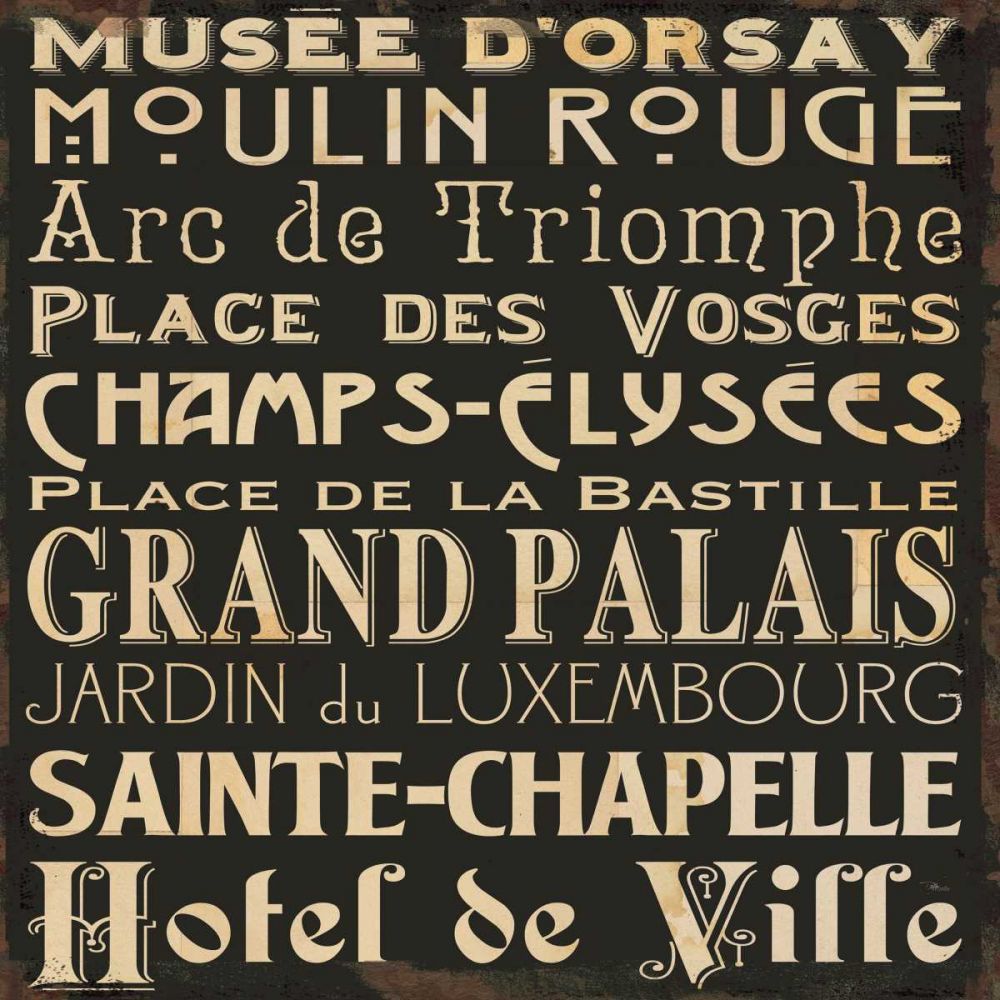 Paris Collage V art print by Pela Studio for $57.95 CAD