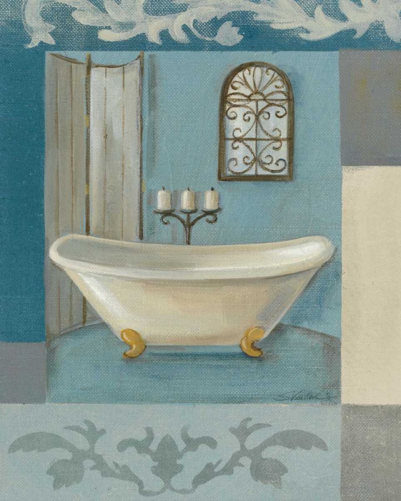Antique Bath I art print by Silvia Vassileva for $57.95 CAD
