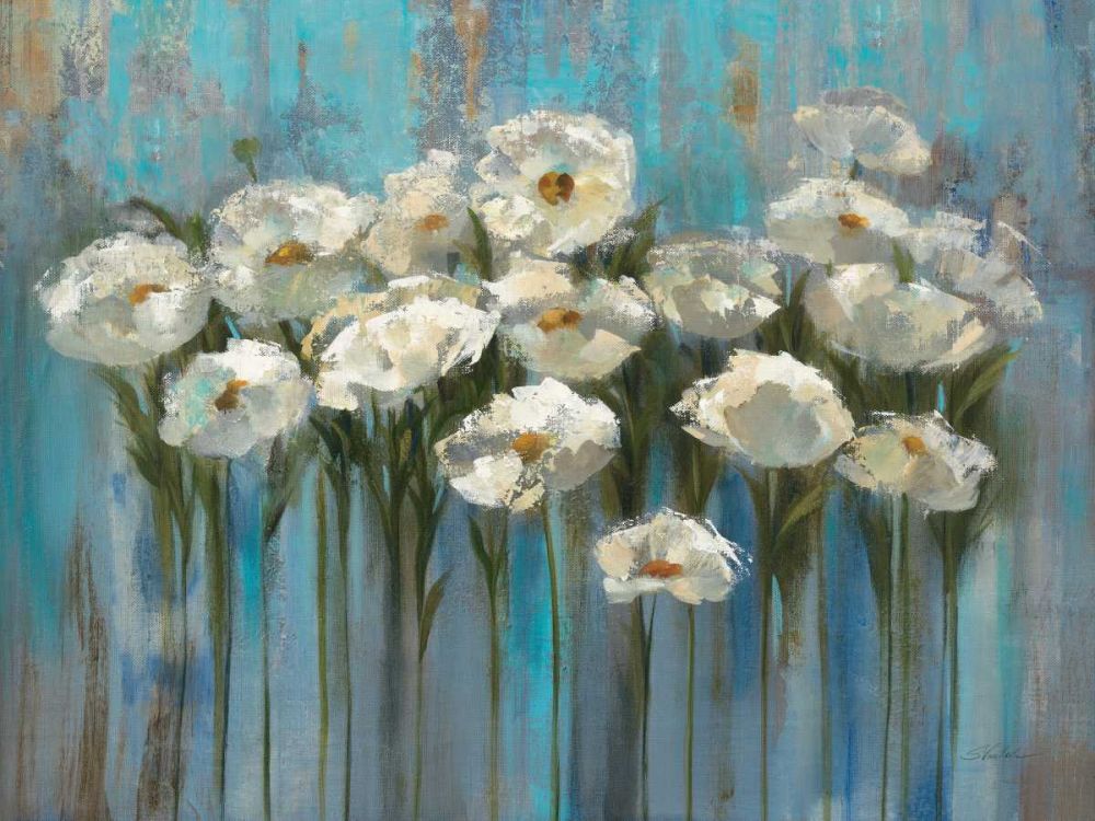 Anemones by the Lake art print by Silvia Vassileva for $57.95 CAD