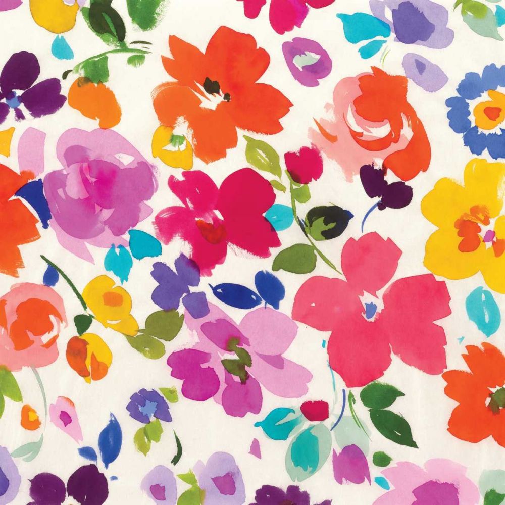 Bright Florals  I art print by Wild Apple Portfolio for $57.95 CAD