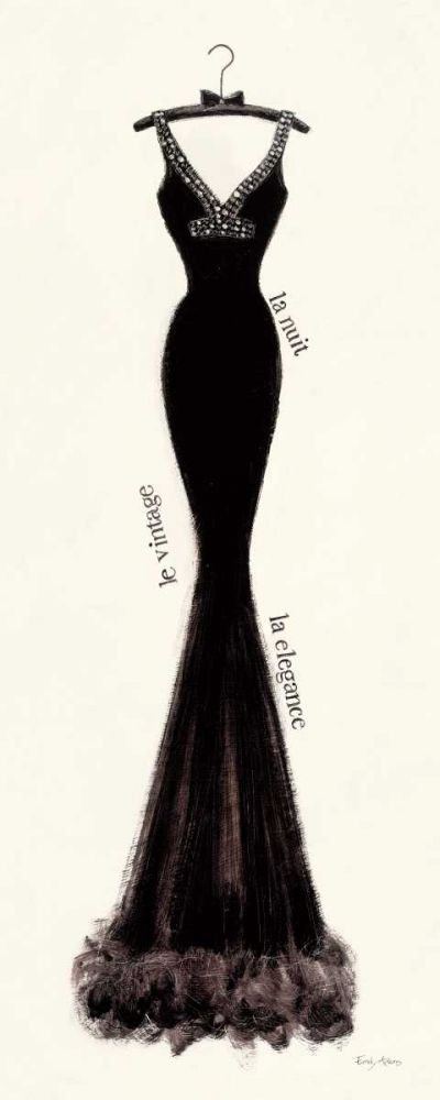 Couture Noir Original I art print by Emily Adams for $57.95 CAD