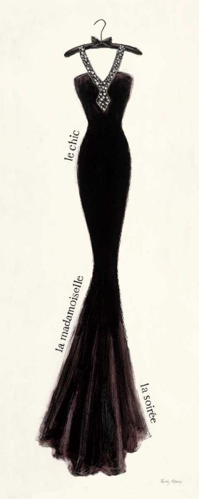 Couture Noir Original lII art print by Emily Adams for $57.95 CAD