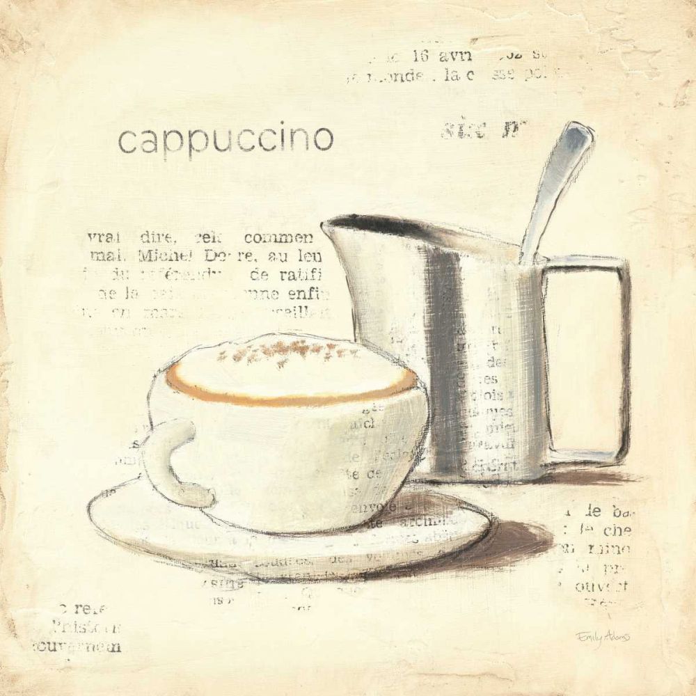 Parisian Coffee IV art print by Emily Adams for $57.95 CAD