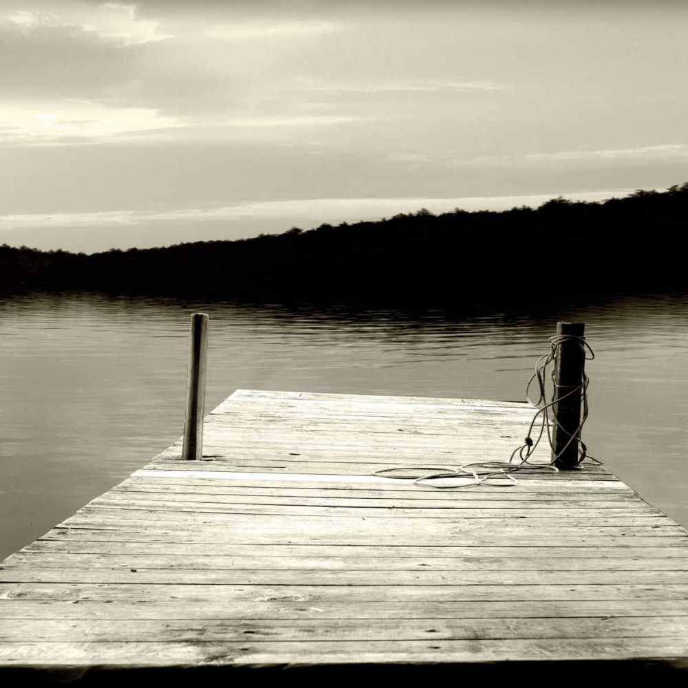 Twilight Dock III art print by Sue Schlabach for $57.95 CAD