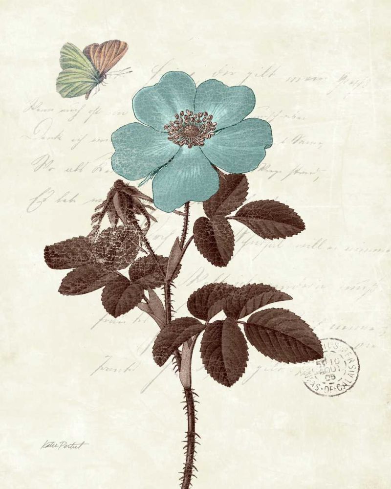 Touch of Blue II art print by Katie Pertiet for $57.95 CAD
