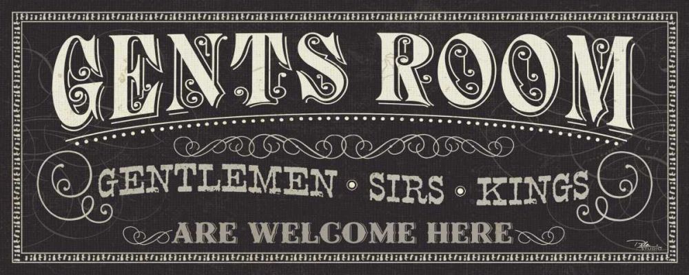 Ladies and Gents II art print by Pela Studio for $57.95 CAD