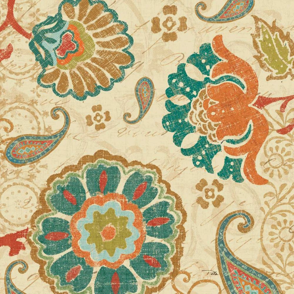 Fall Paisley II art print by Pela for $57.95 CAD