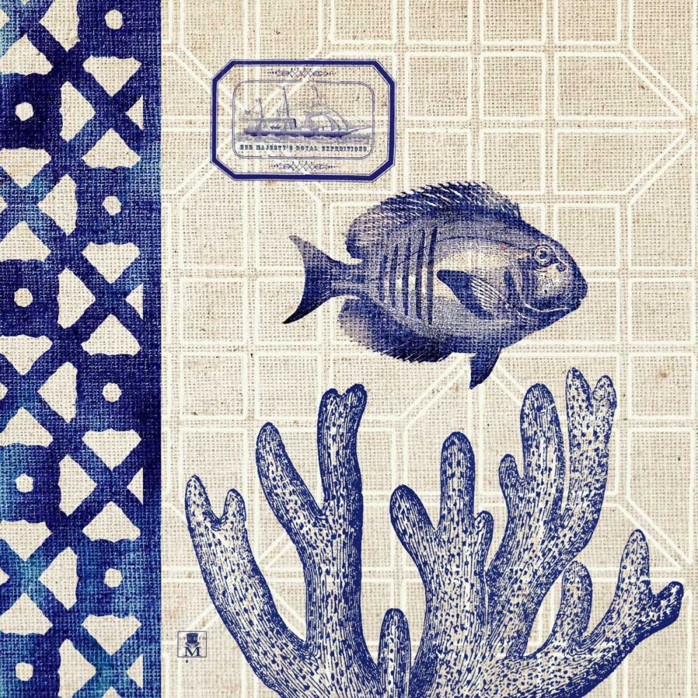 Sea Shore Square I art print by Studio Mousseau for $57.95 CAD