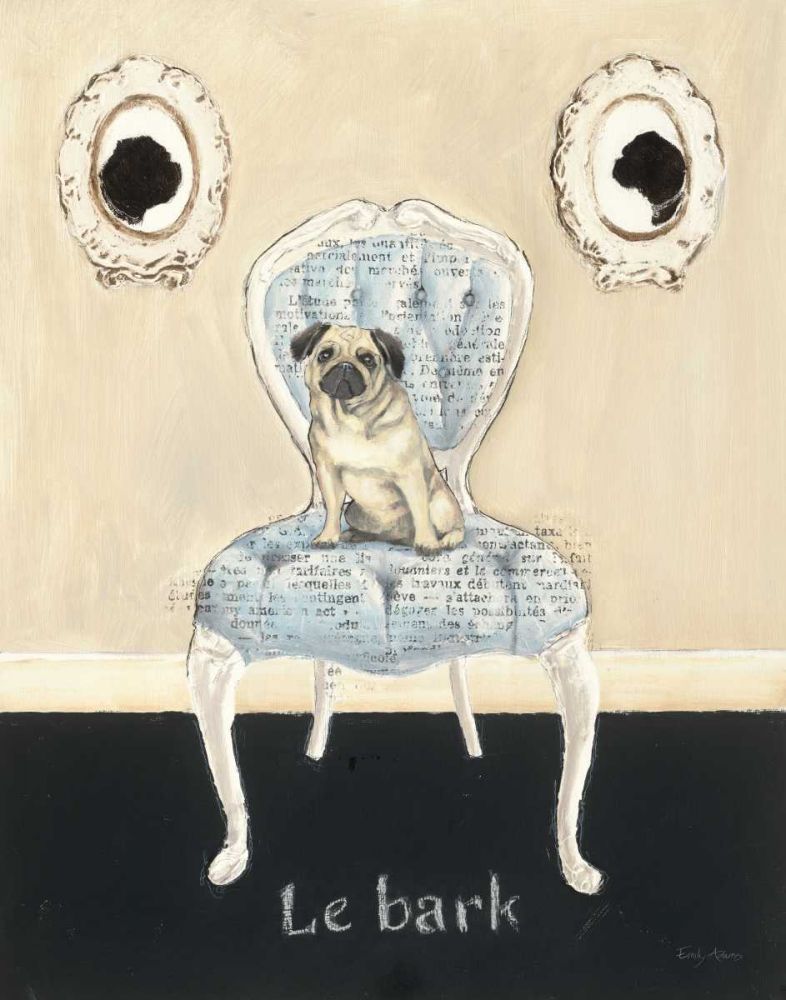 Le Bark art print by Emily Adams for $57.95 CAD
