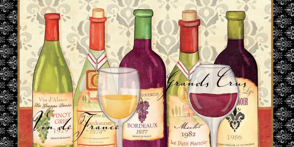 Grand Crus art print by Veronique Charron for $57.95 CAD