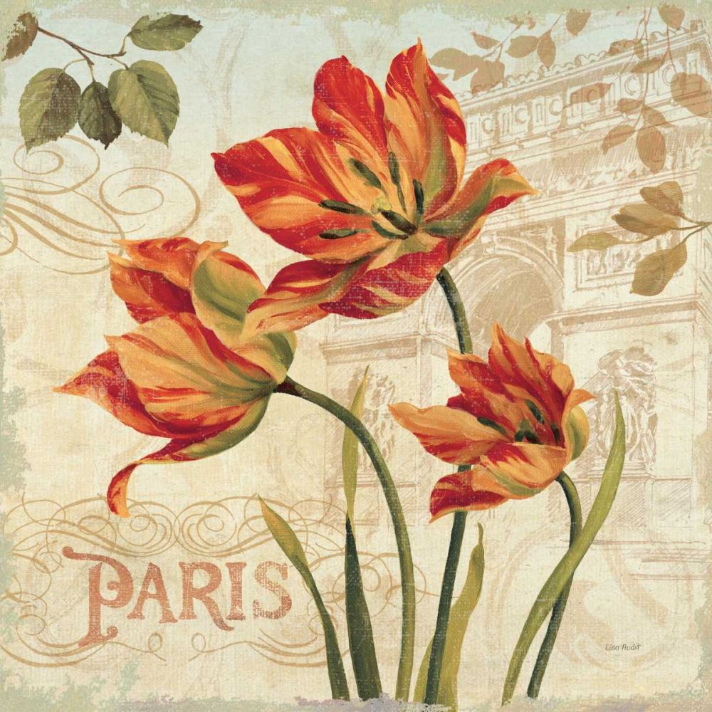 European Flowers II art print by Lisa Audit for $57.95 CAD