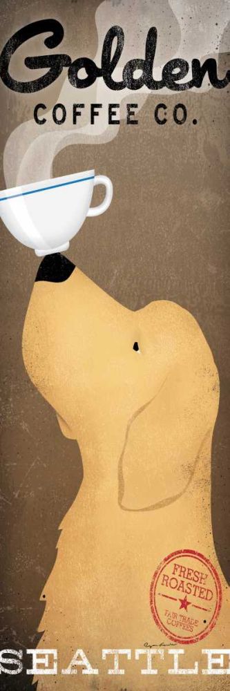 Golden Coffee Co. art print by Ryan Fowler for $57.95 CAD