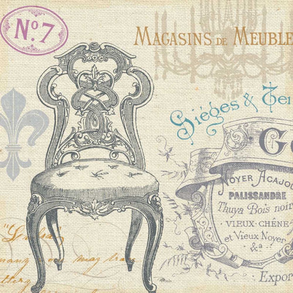 Victorian Vintage I art print by Pela Studio for $57.95 CAD