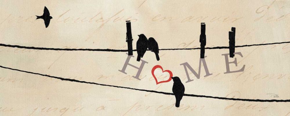 Bird at Heart I art print by Pela for $57.95 CAD