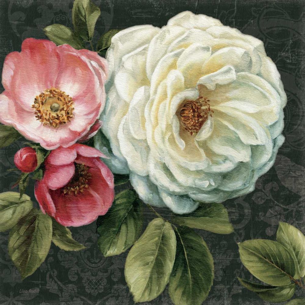 Floral Damask II art print by Lisa Audit for $57.95 CAD