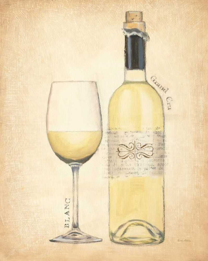 Grand Cru Blanc art print by Emily Adams for $57.95 CAD