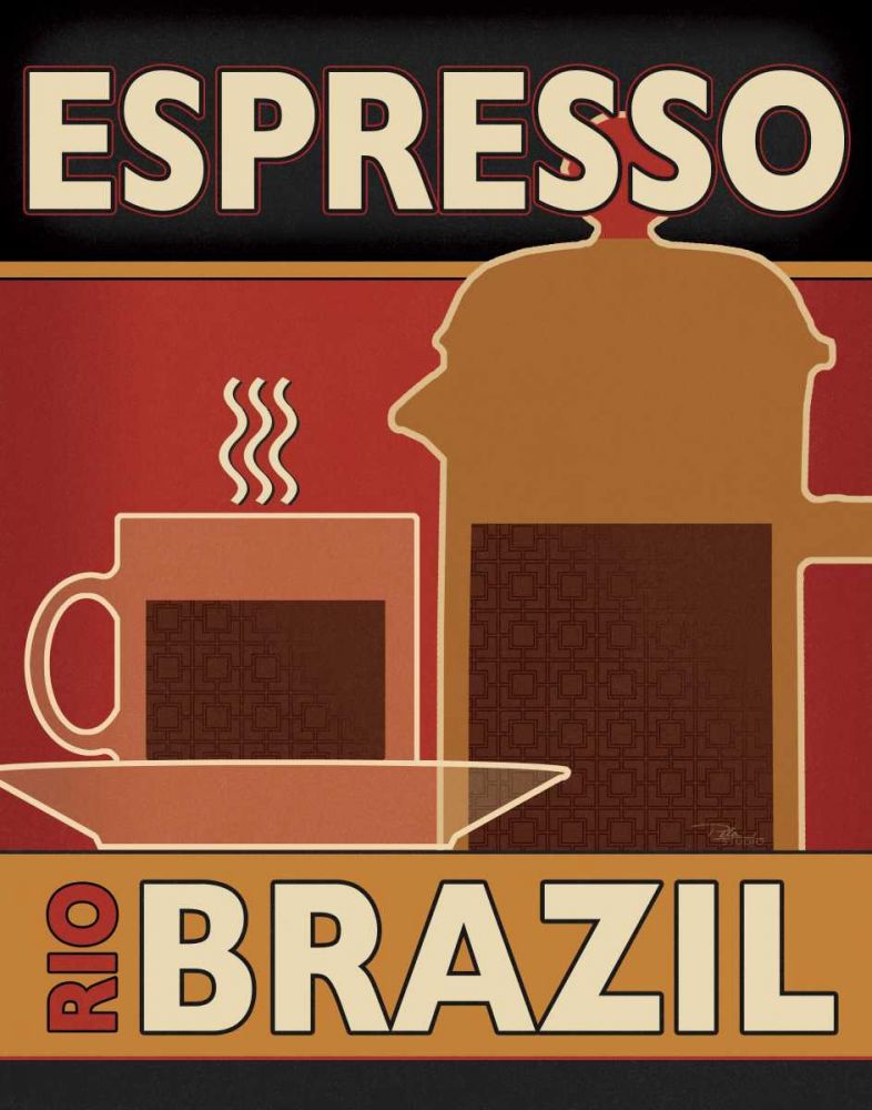 Deco Coffee I art print by Pela Studio for $57.95 CAD