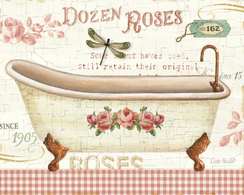 Rose Garden IV no Border art print by Lisa Audit for $57.95 CAD
