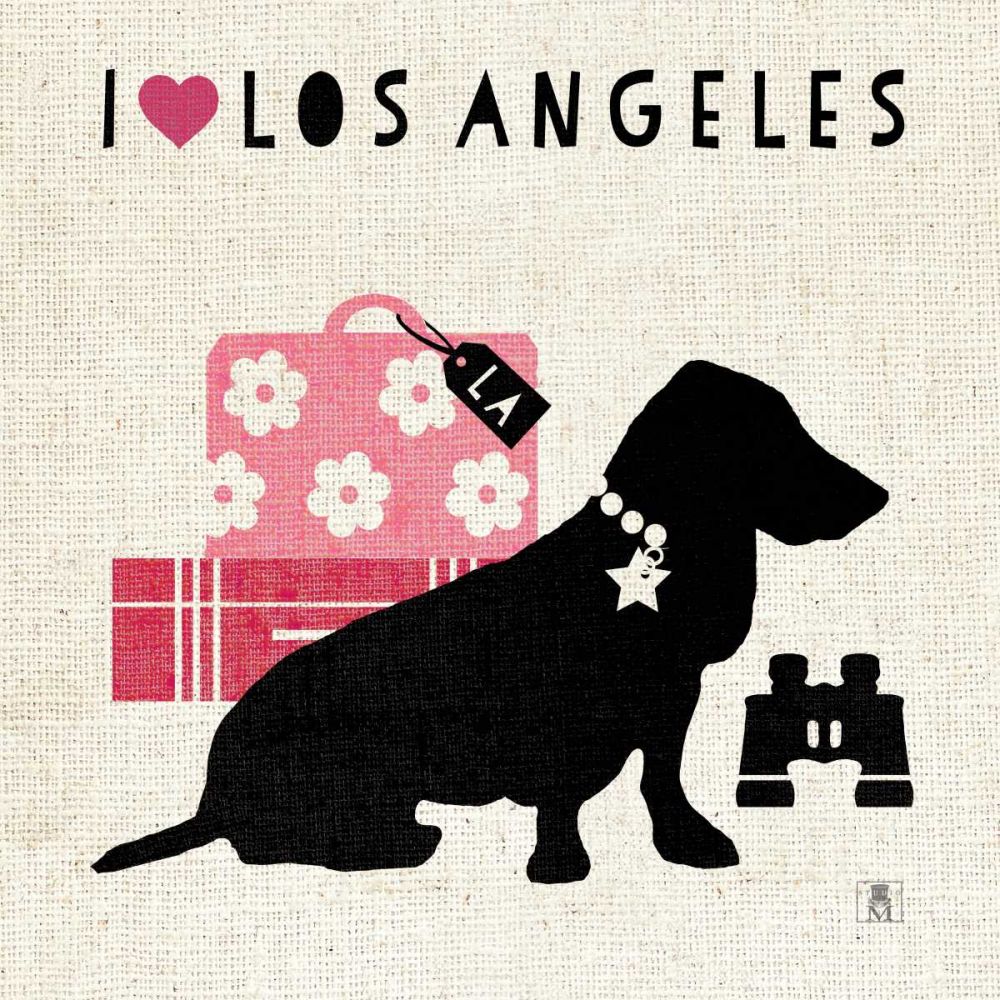 LA Pooch art print by Studio Mousseau for $57.95 CAD