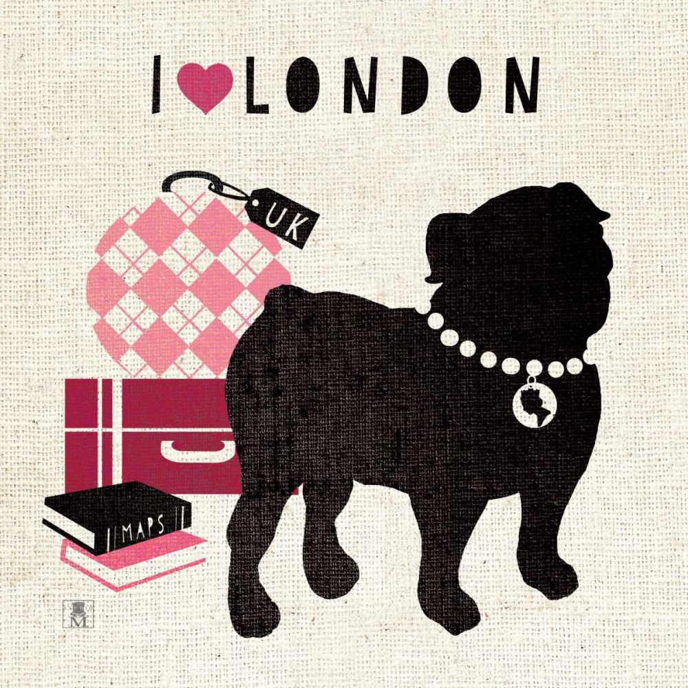 London Pooch art print by Studio Mousseau for $57.95 CAD