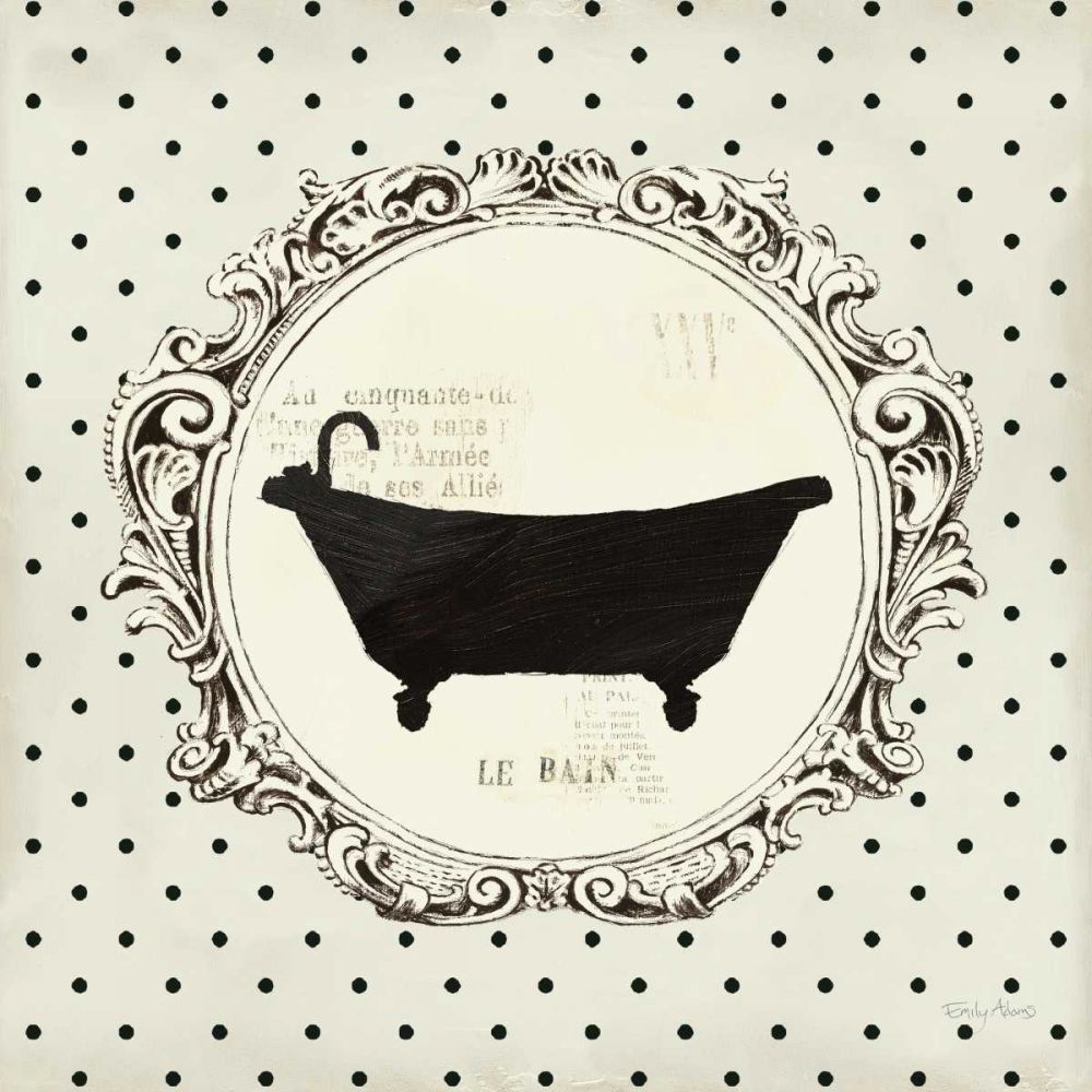 Cartouche Bath art print by Emily Adams for $57.95 CAD