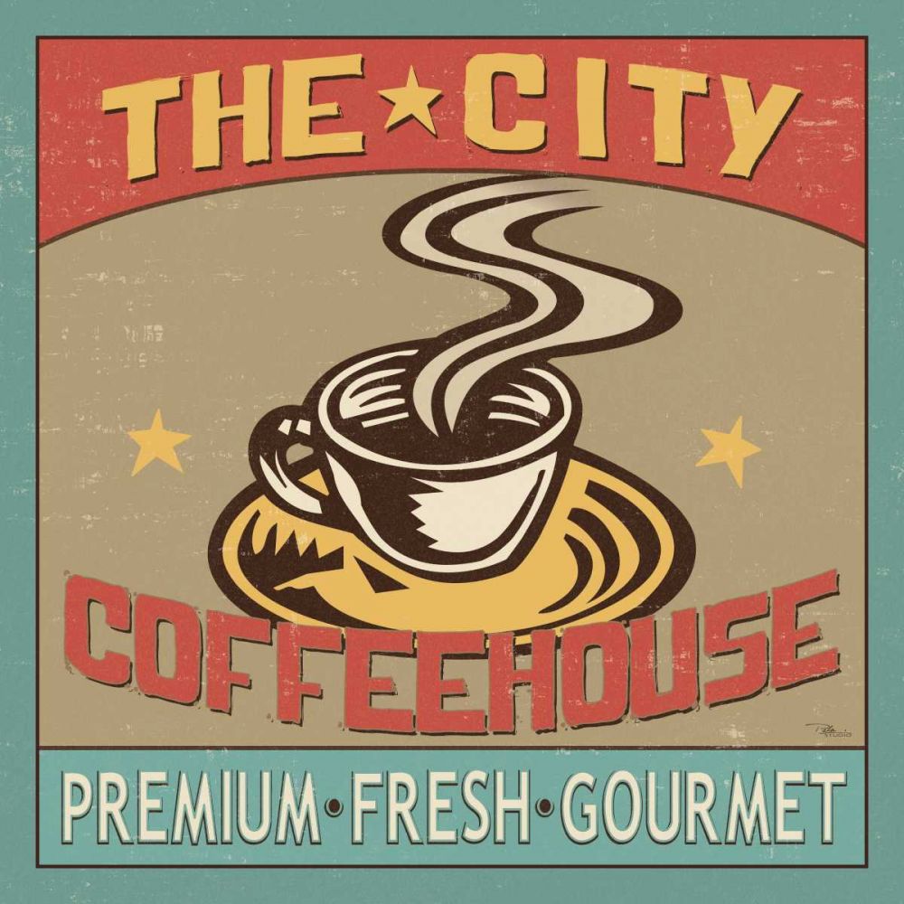 Coffeehouse I art print by Pela Studio for $57.95 CAD