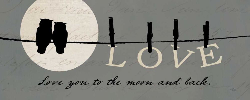 Moon Lovers I art print by Pela for $57.95 CAD