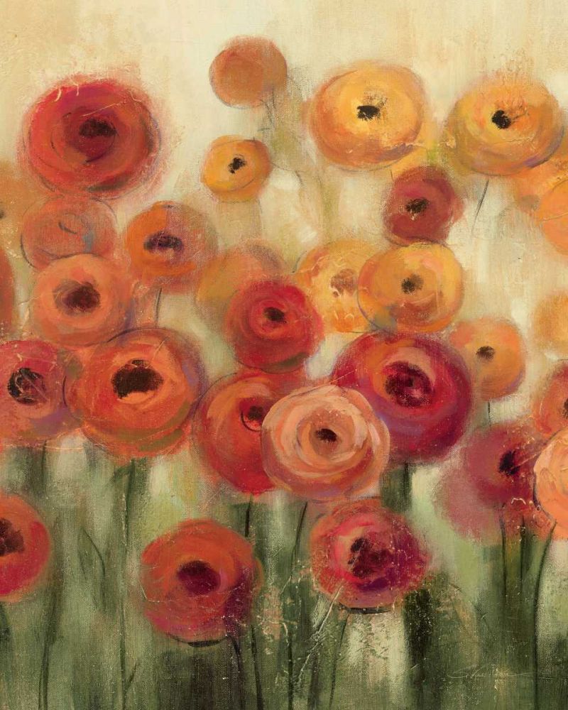 Ranunculi Field II art print by Silvia Vassileva for $57.95 CAD
