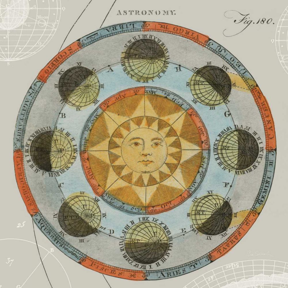 Solar Calendar art print by Sue Schlabach for $57.95 CAD