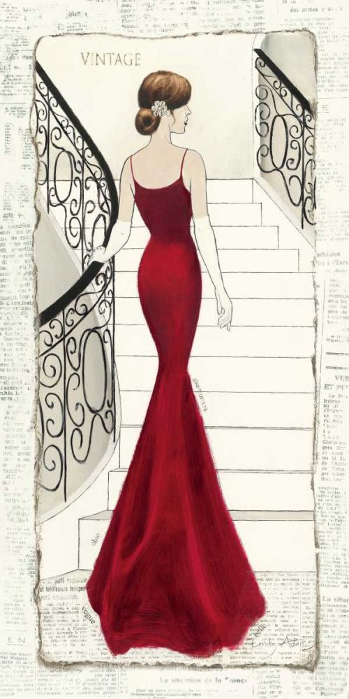 La Belle Rouge art print by Emily Adams for $57.95 CAD