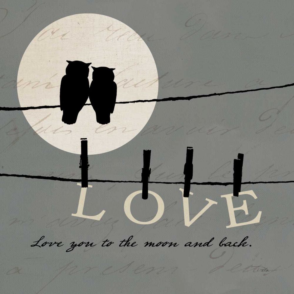 Moon Lovers I art print by Pela ERR for $57.95 CAD