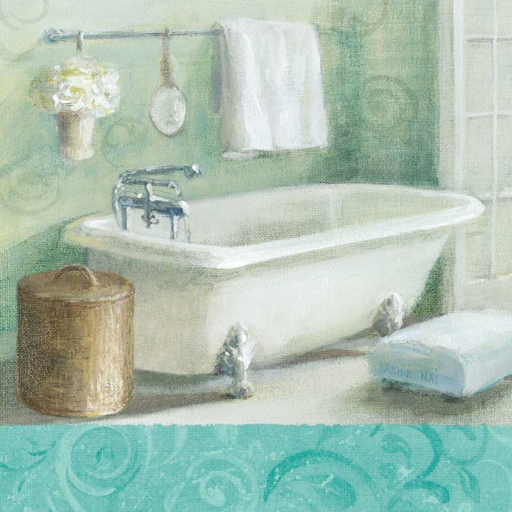 Refresh Bath Border I art print by Danhui Nai for $57.95 CAD