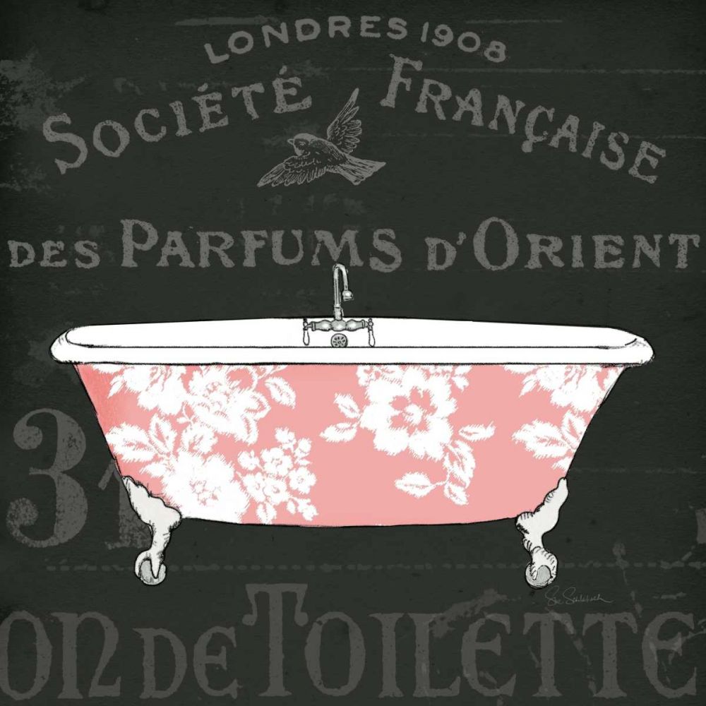 Chalkboard Bath II art print by Sue Schlabach for $57.95 CAD