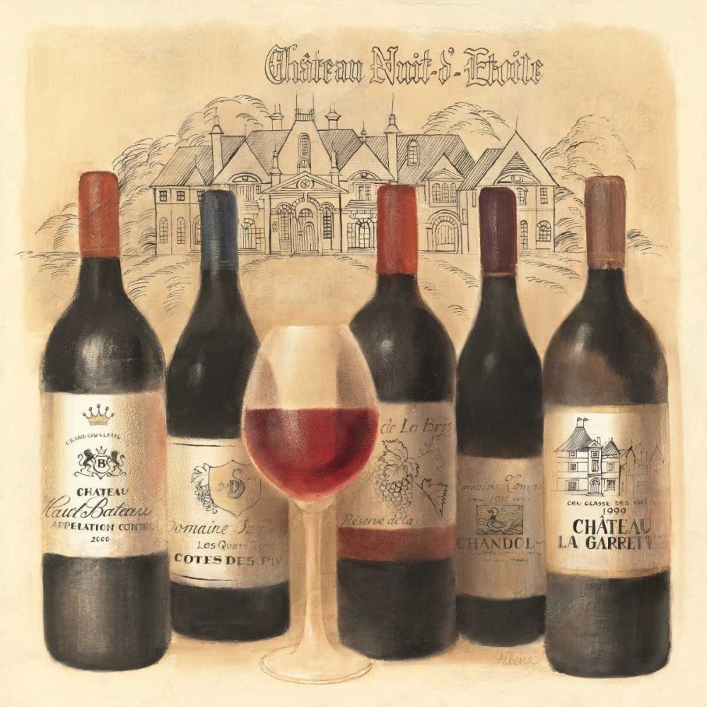 Chateau Rouge art print by Albena Hristova for $57.95 CAD