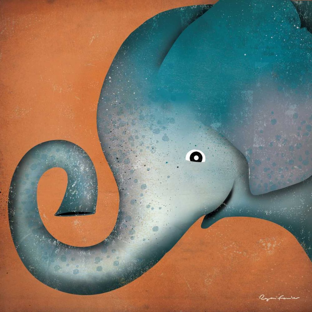 Elephant WOW art print by Ryan Fowler for $57.95 CAD