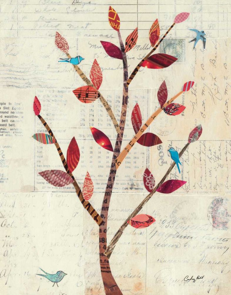 Red Leaf Tree no Border art print by Courtney Prahl for $57.95 CAD